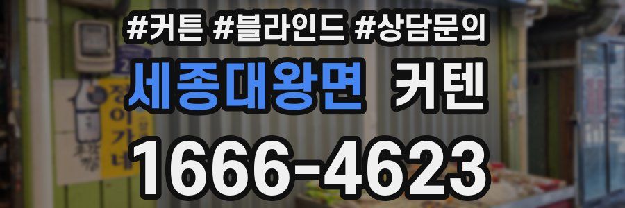 세종대왕면 커텐