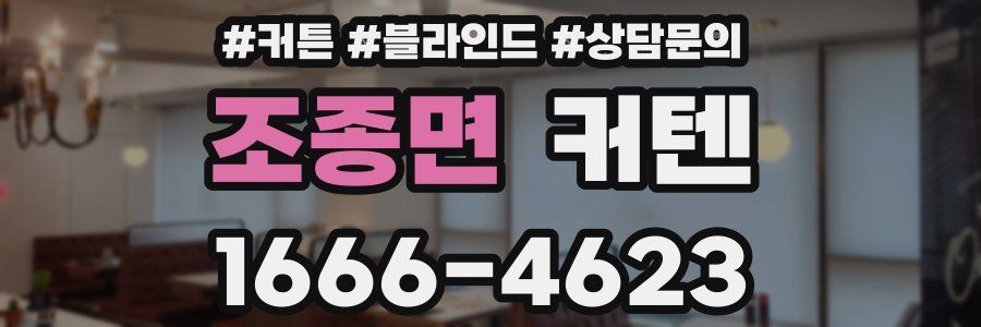 조종면 커텐