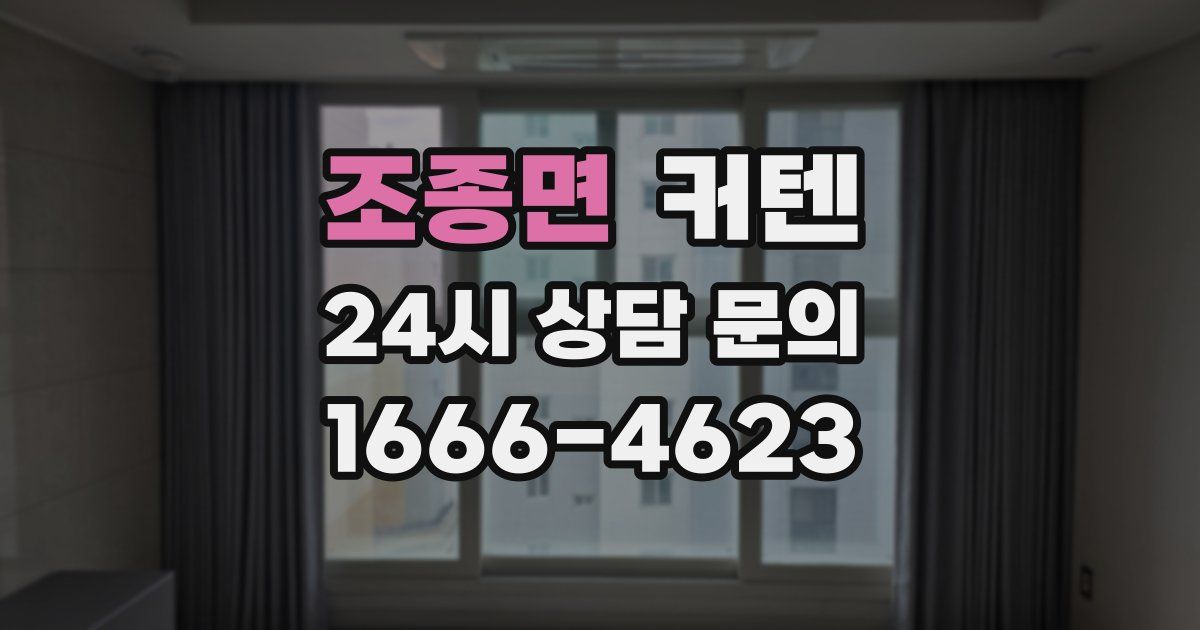 조종면 커텐