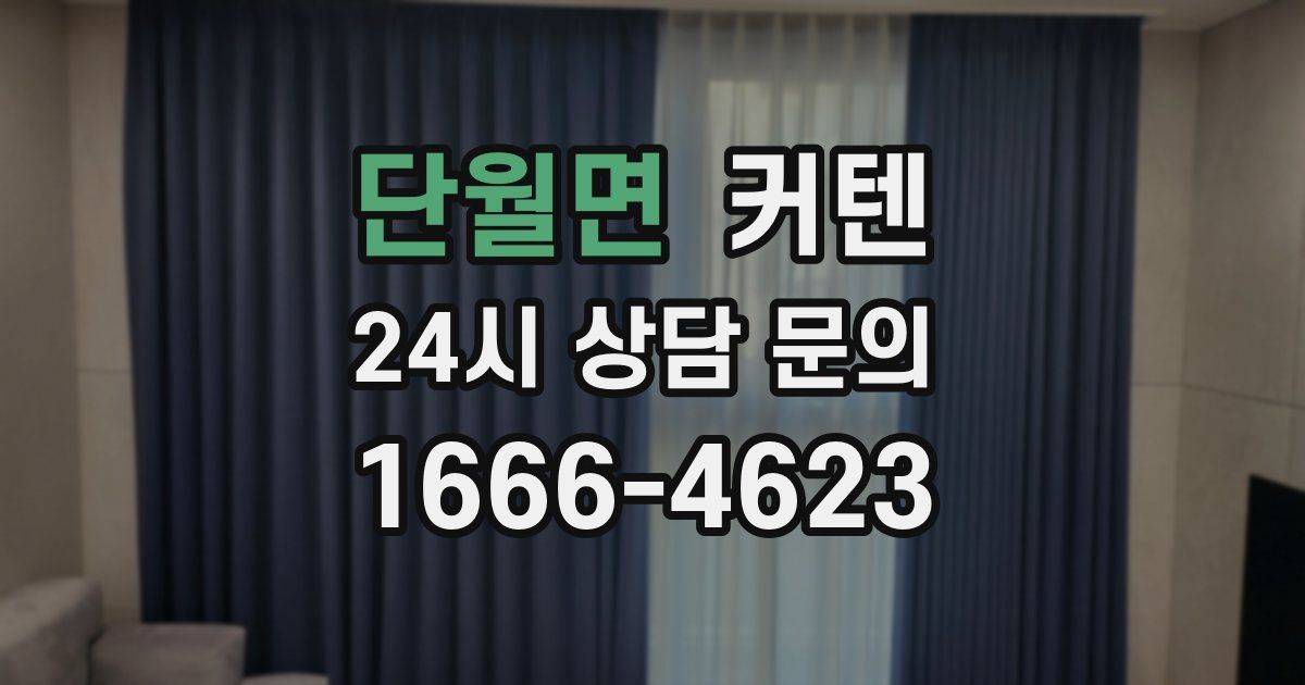 단월면 커텐