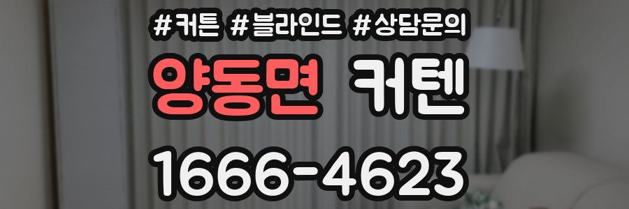 양동면 커텐