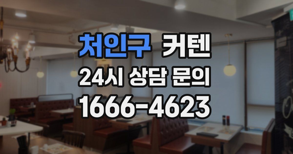 처인구 커텐