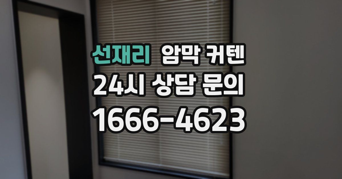 선재리 암막 커텐