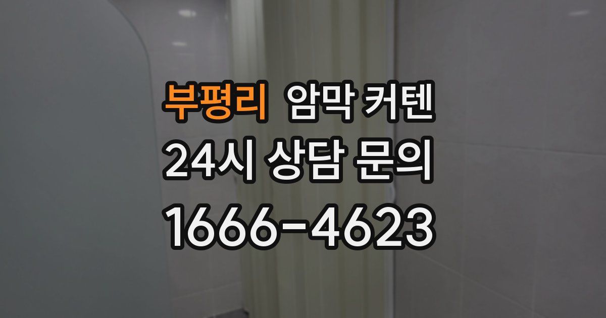 부평리 암막 커텐
