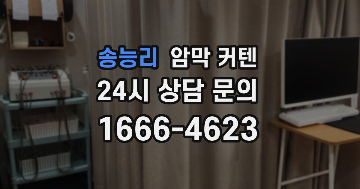 송능리 암막 커텐