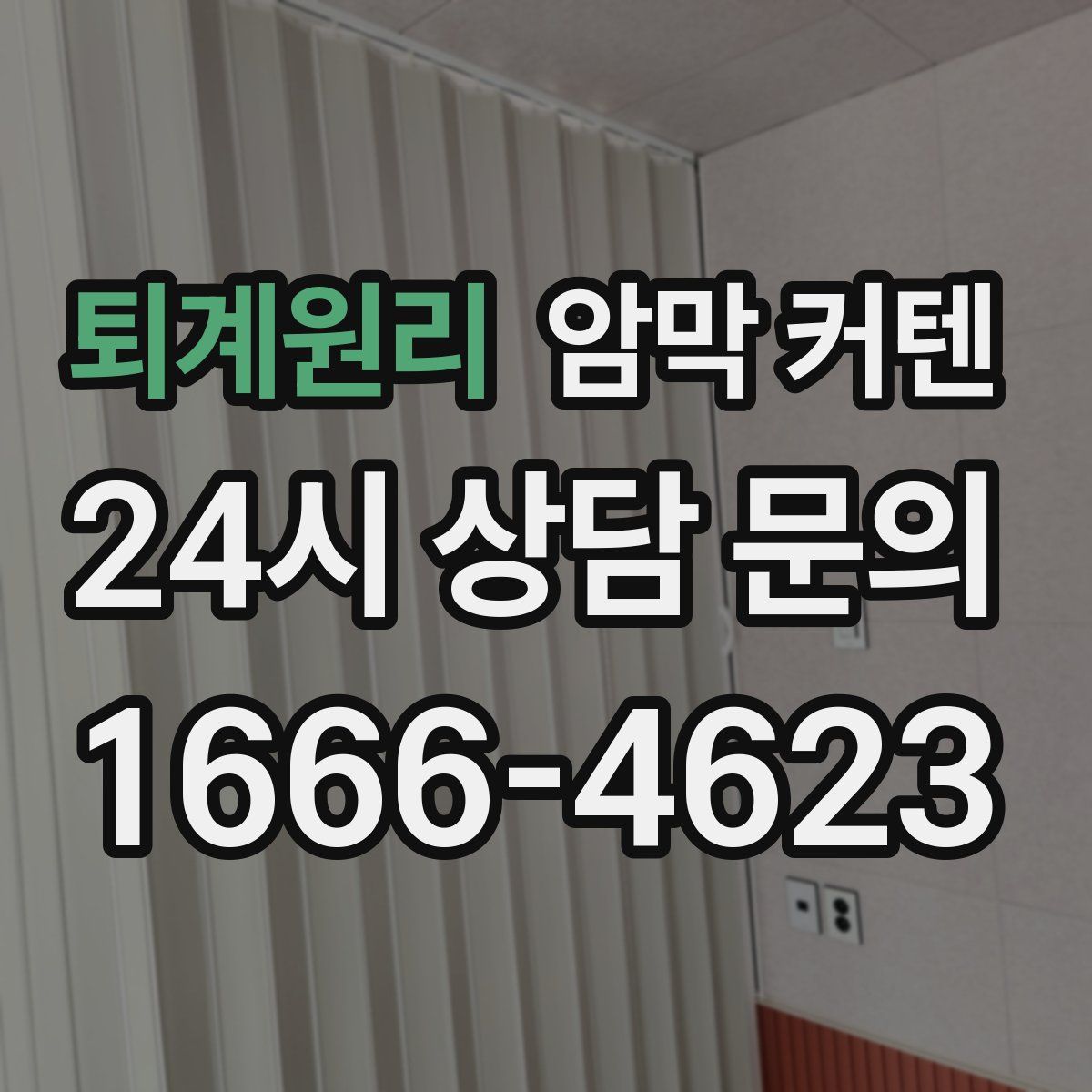 퇴계원리 암막 커텐