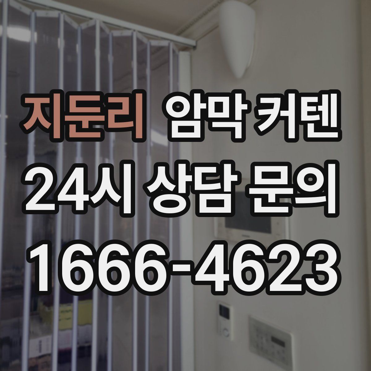 지둔리 암막 커텐
