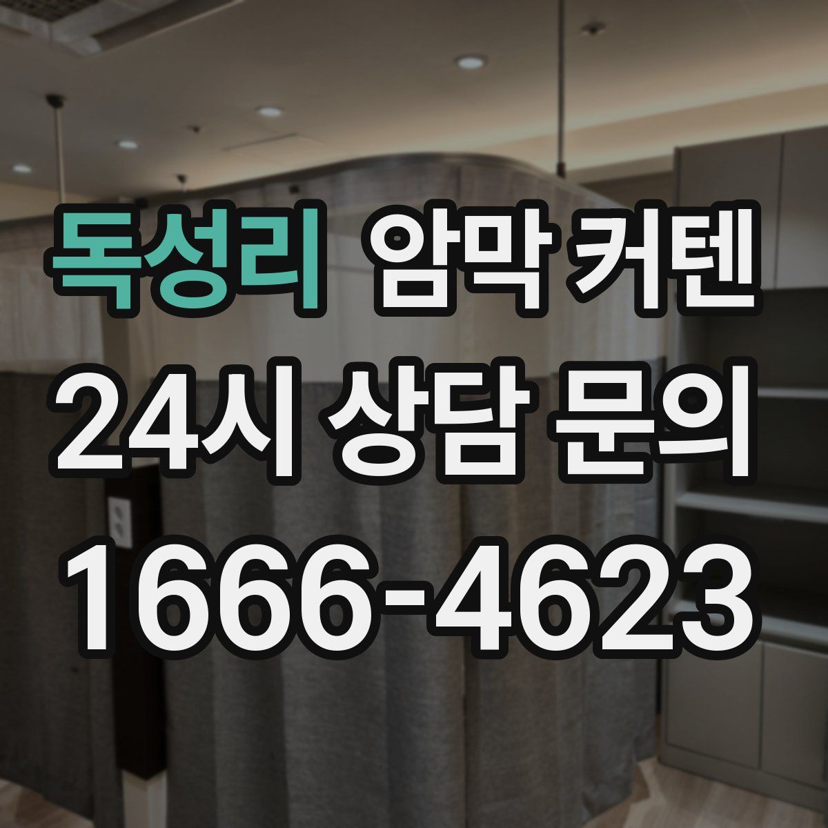 독성리 암막 커텐