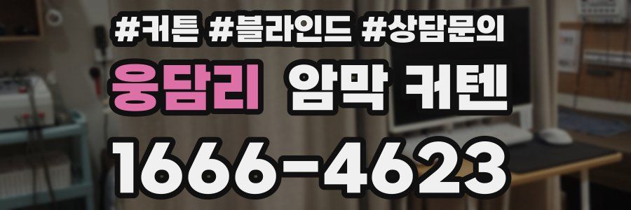 웅담리 암막 커텐