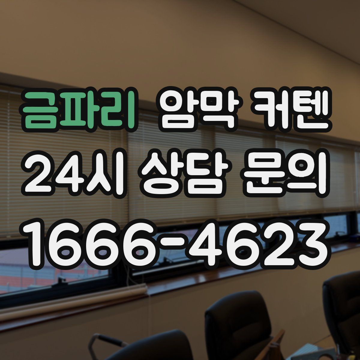 금파리 암막 커텐