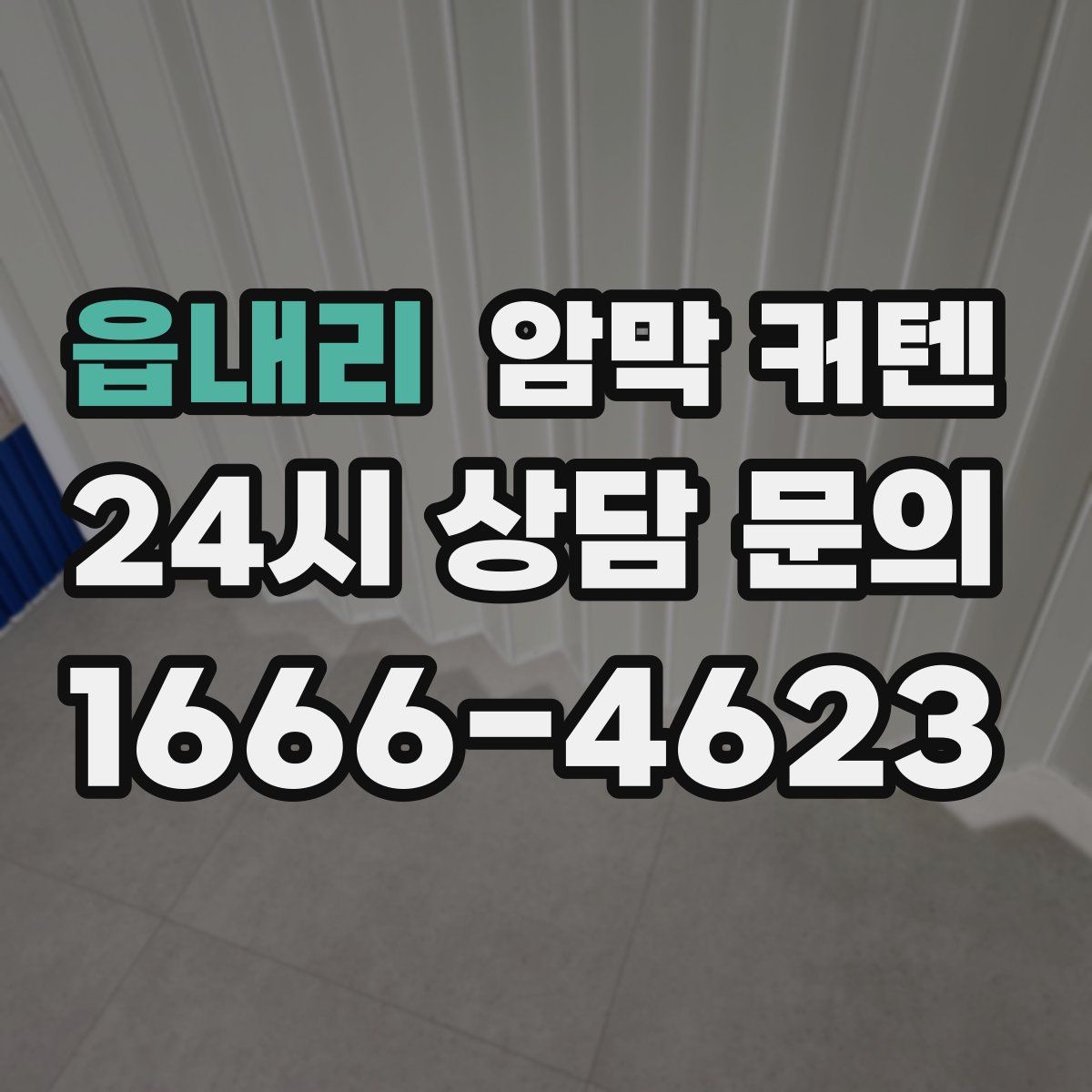 읍내리 암막 커텐