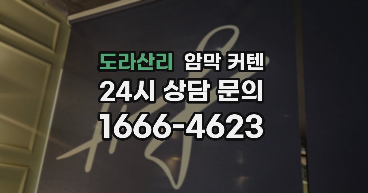 도라산리 암막 커텐