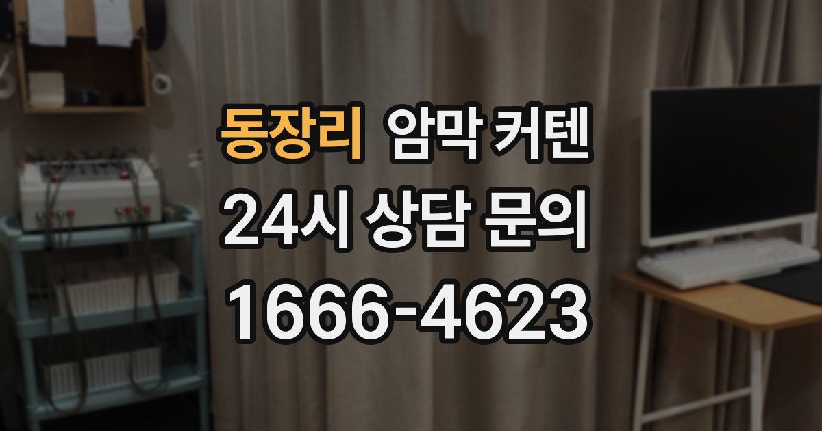 동장리 암막 커텐