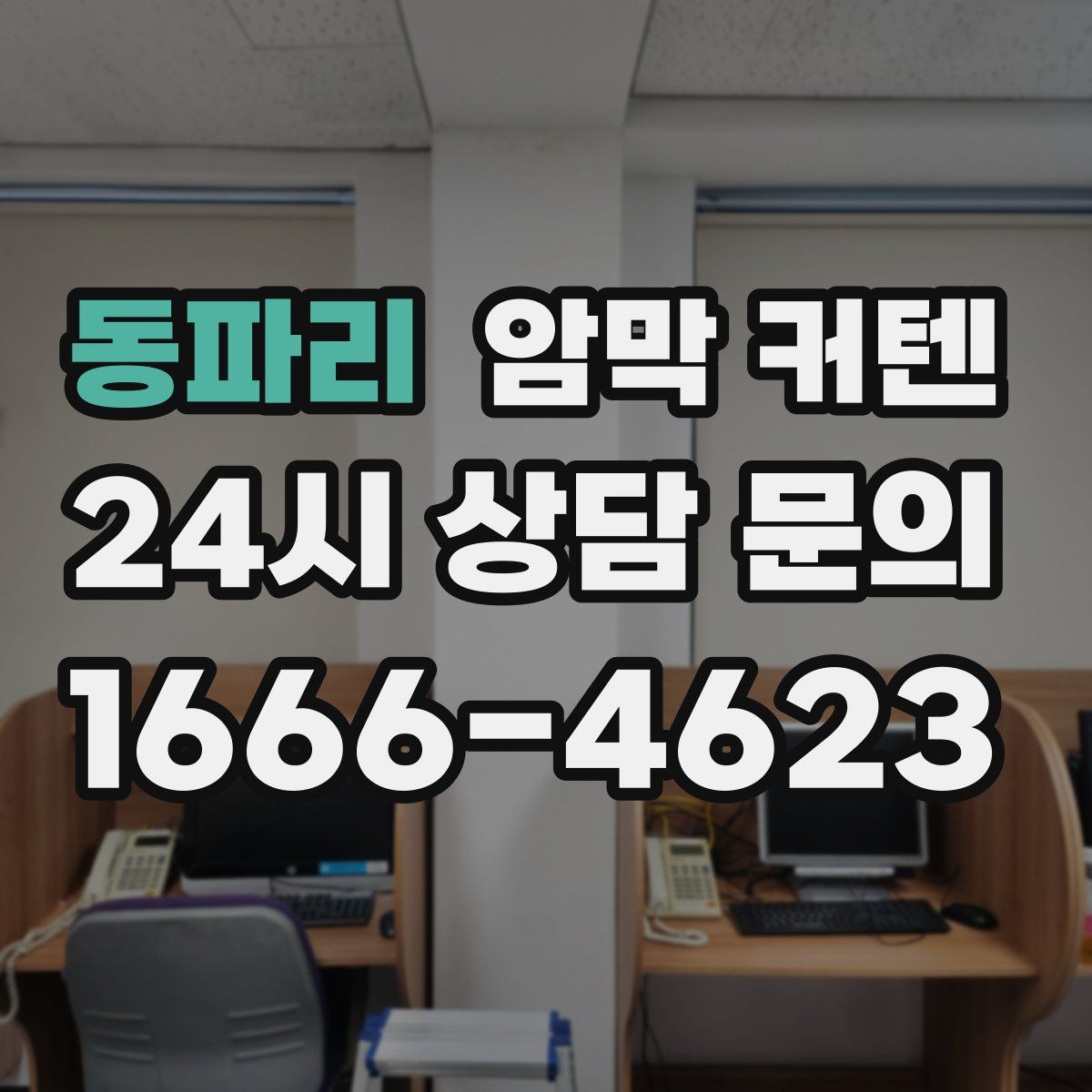 동파리 암막 커텐