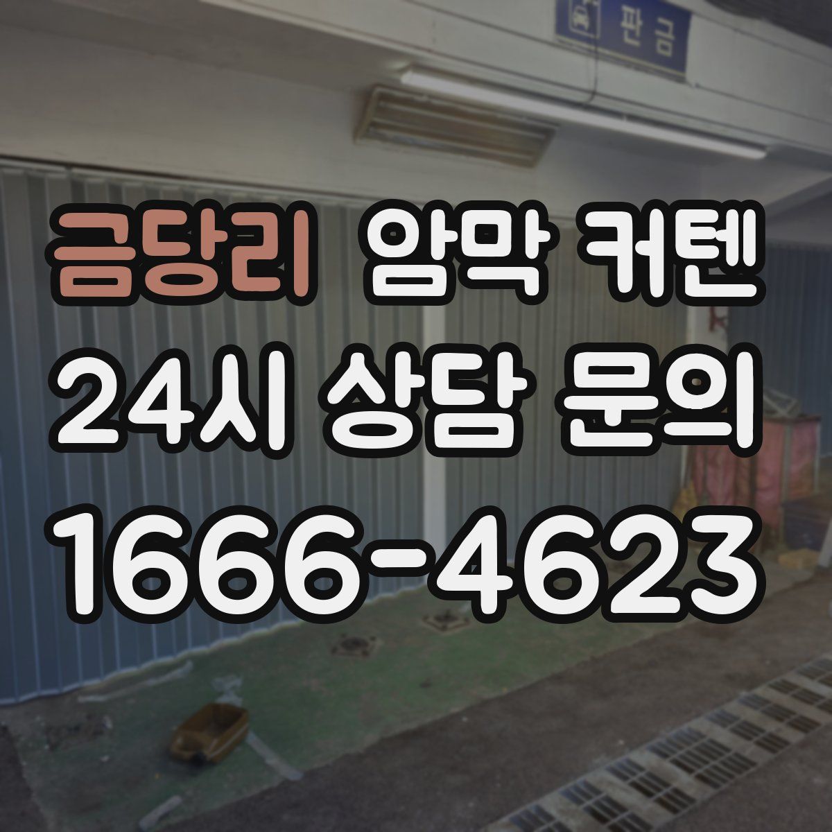 금당리 암막 커텐