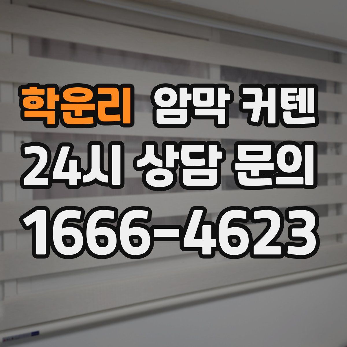 학운리 암막 커텐