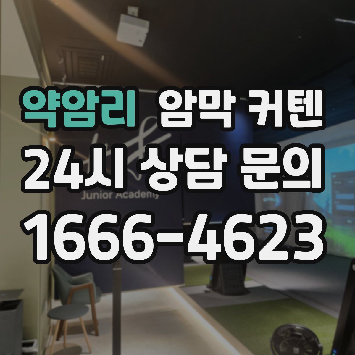 약암리 암막 커텐