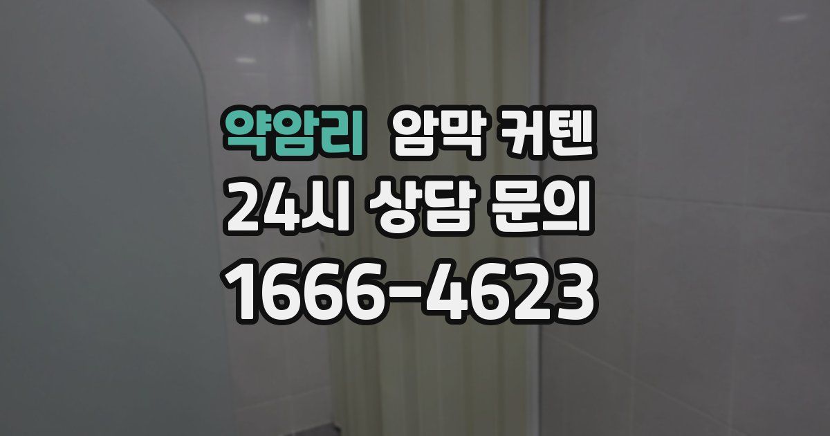 약암리 암막 커텐