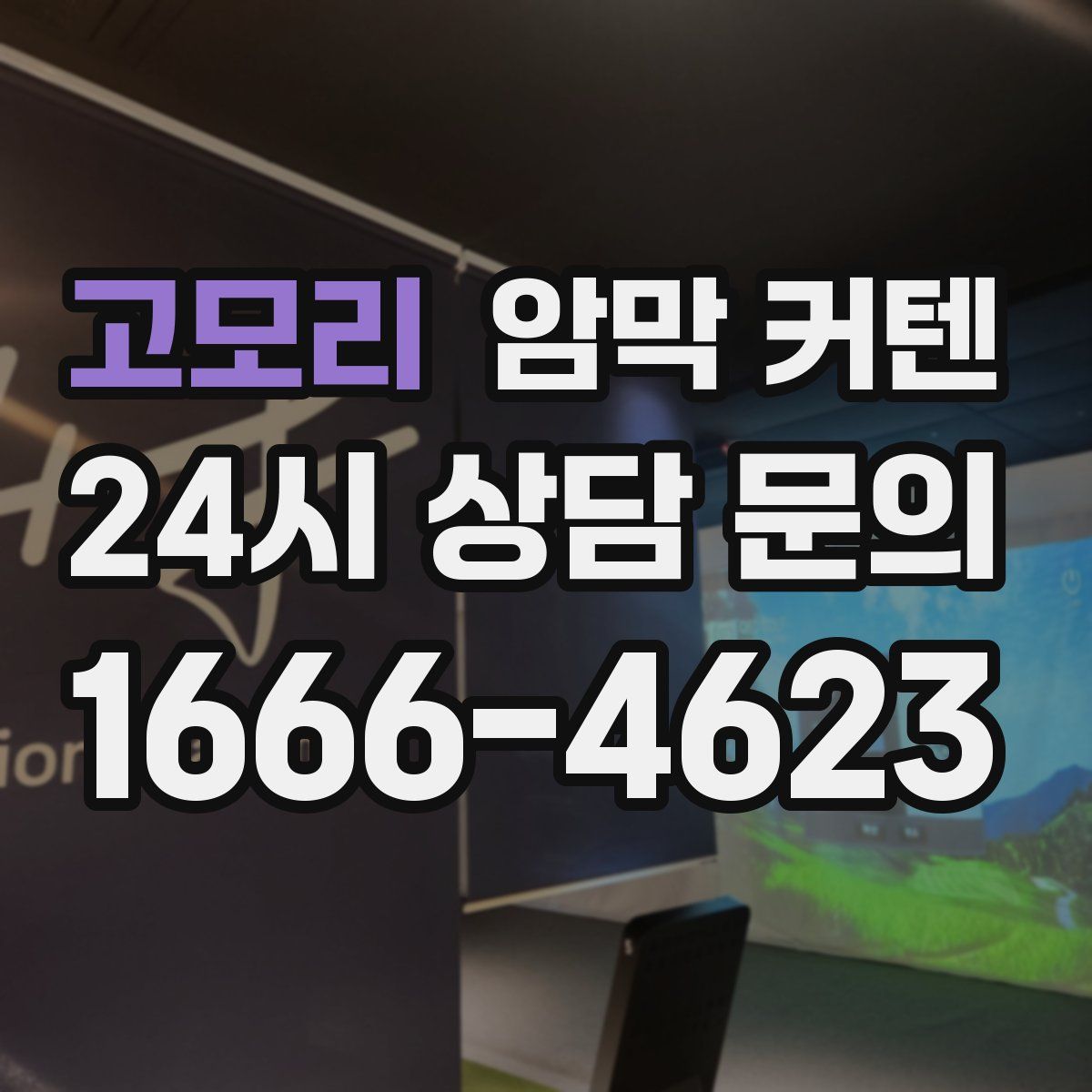 고모리 암막 커텐