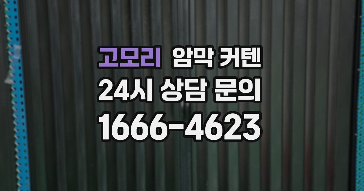 고모리 암막 커텐