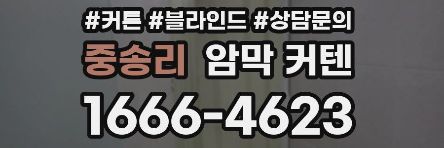 중송리 암막 커텐