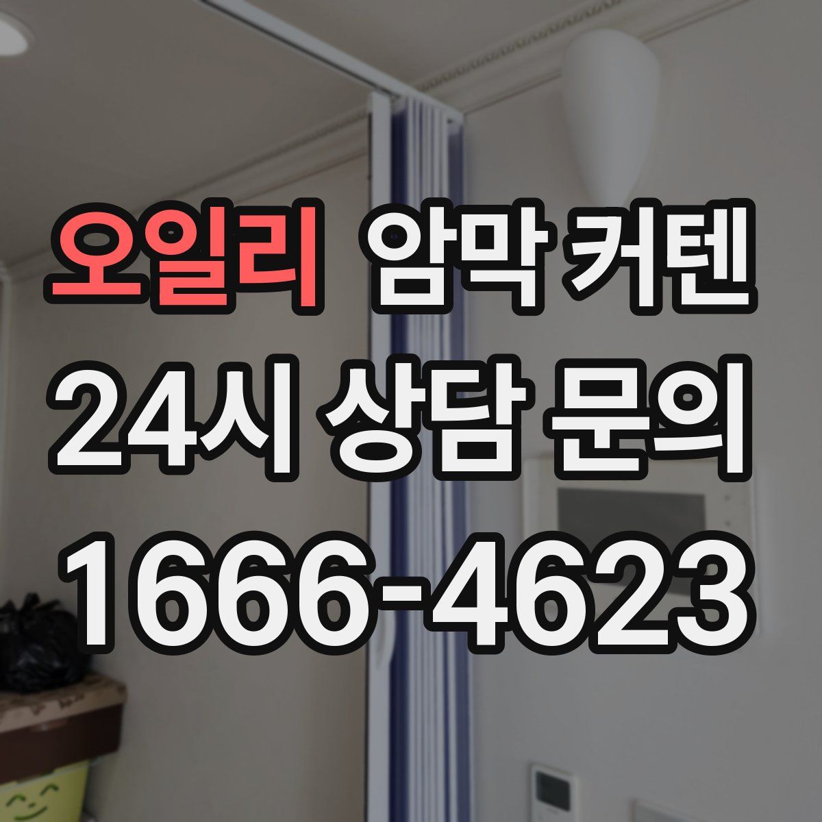 오일리 암막 커텐