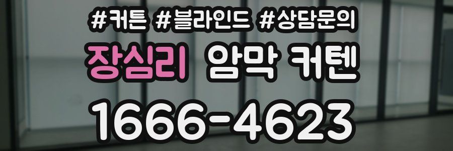 장심리 암막 커텐