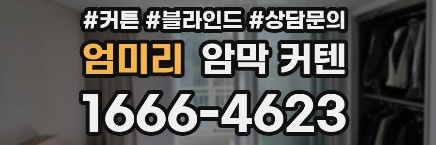 엄미리 암막 커텐
