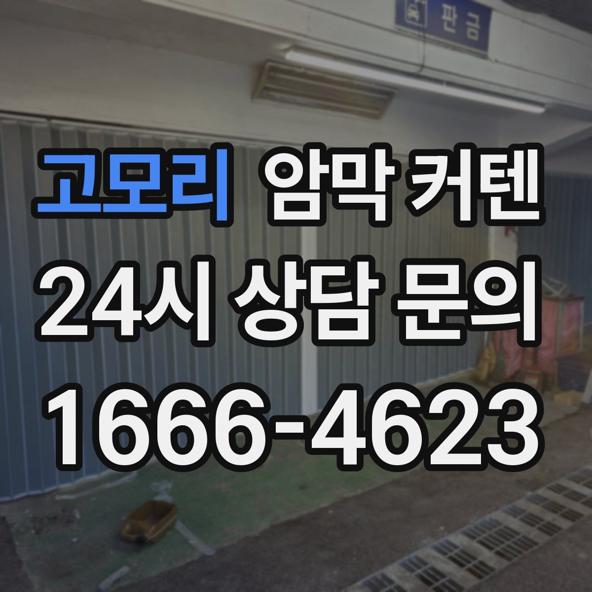 고모리 암막 커텐