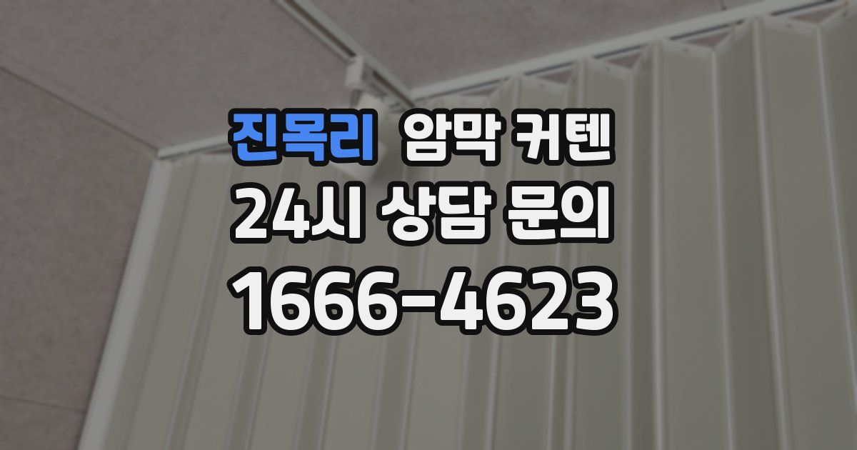 진목리 암막 커텐