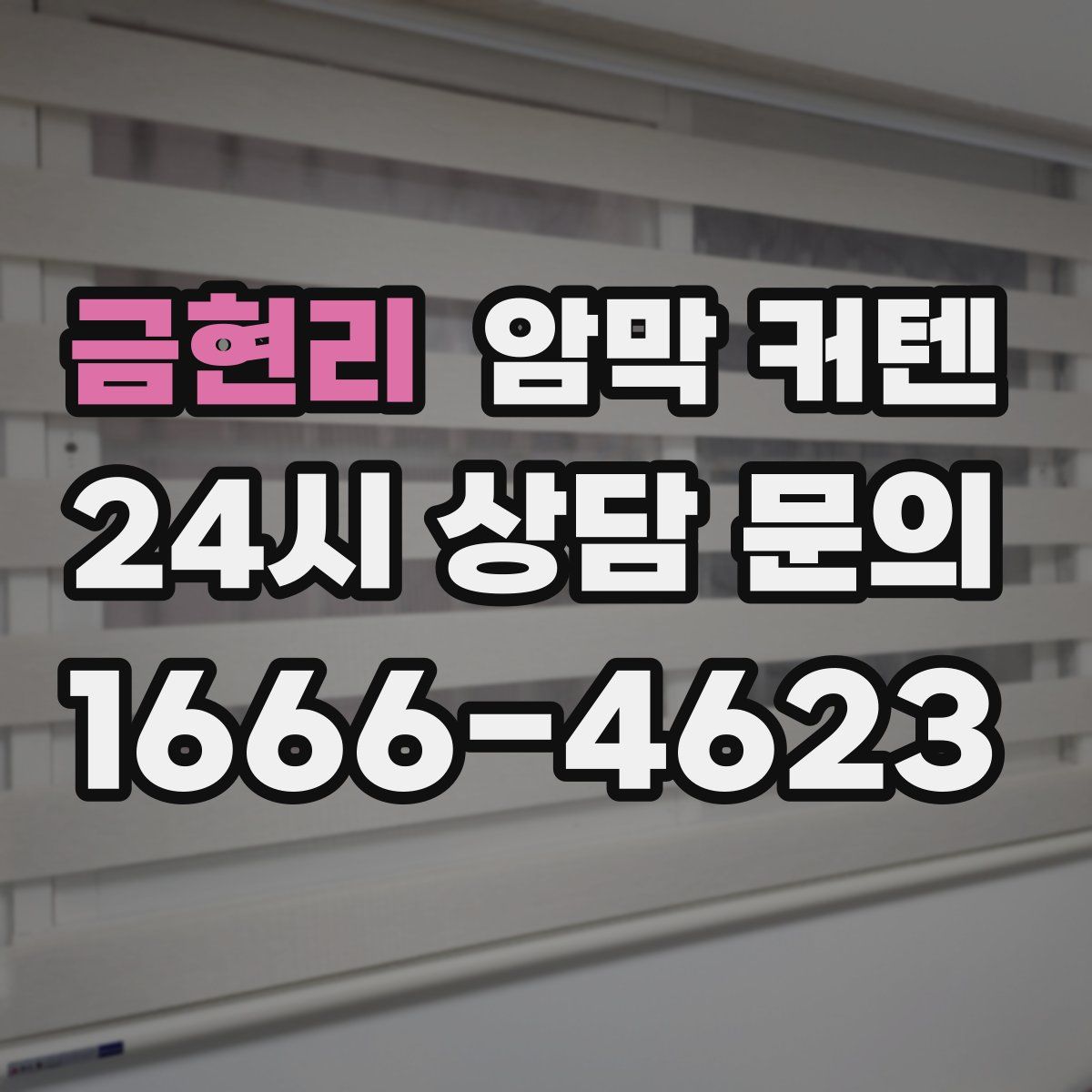 금현리 암막 커텐