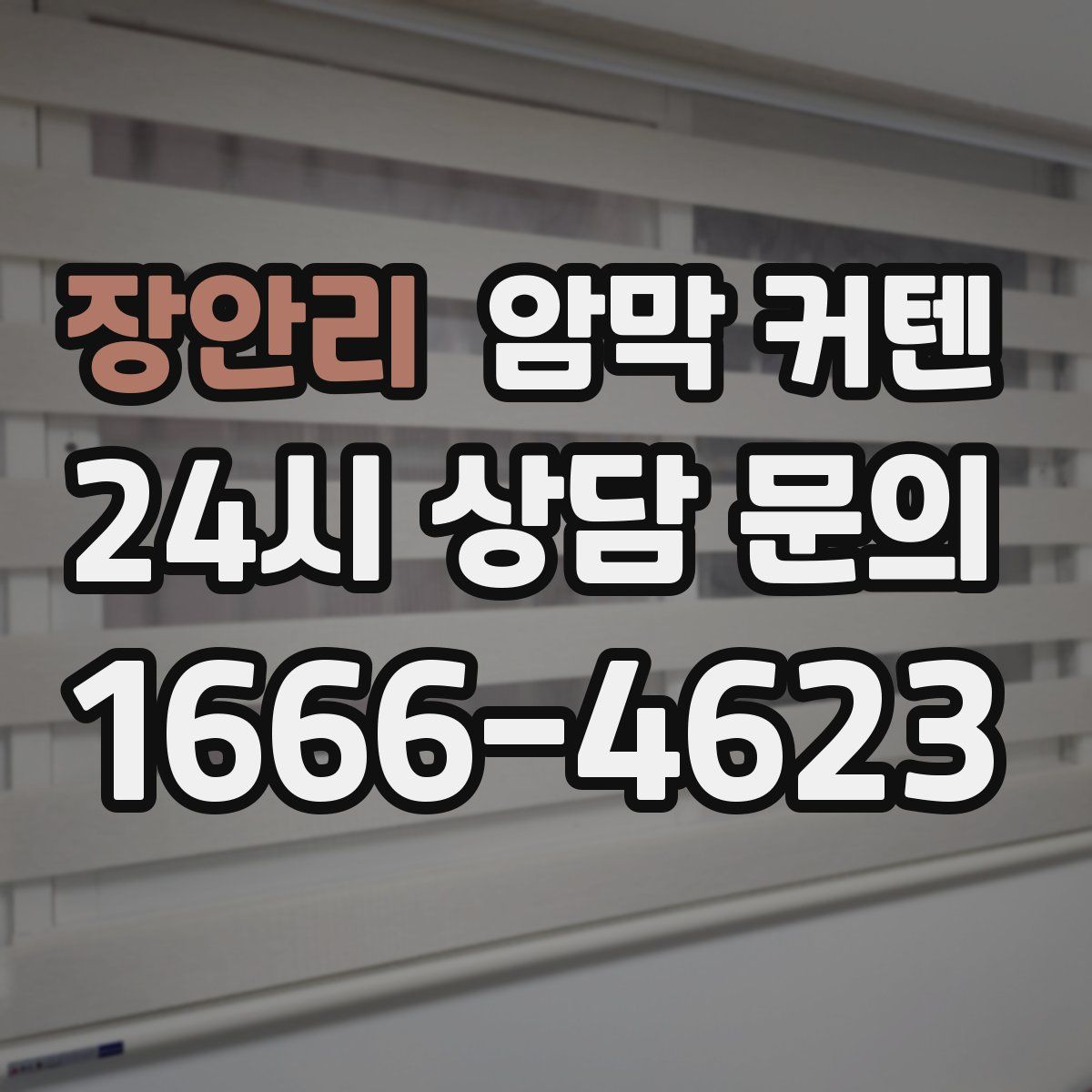 장안리 암막 커텐