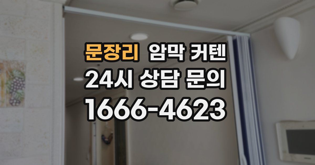 문장리 암막 커텐