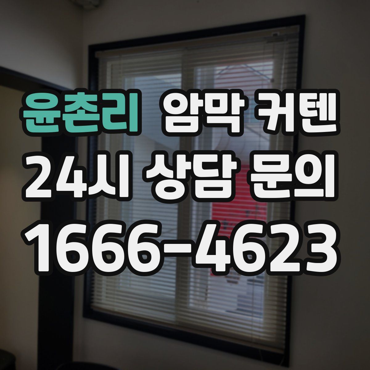 윤촌리 암막 커텐