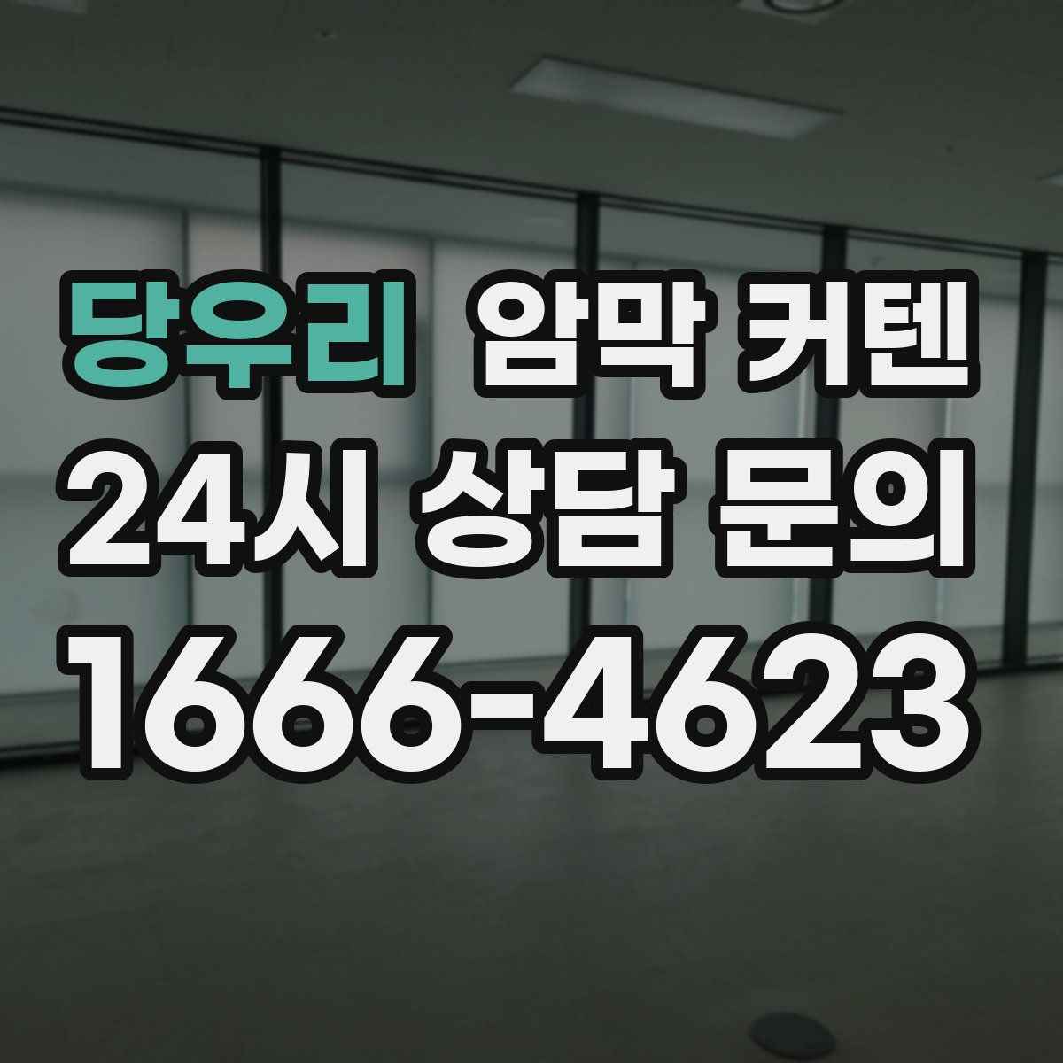 당우리 암막 커텐