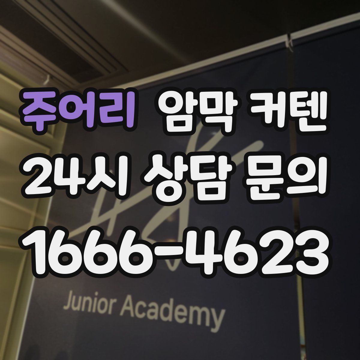 주어리 암막 커텐
