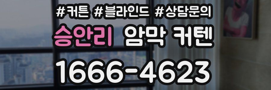 승안리 암막 커텐