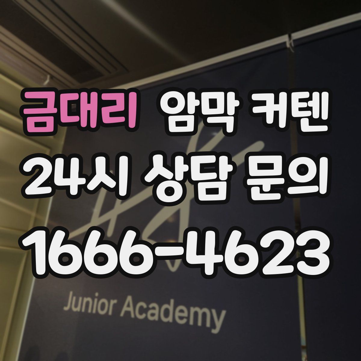 금대리 암막 커텐