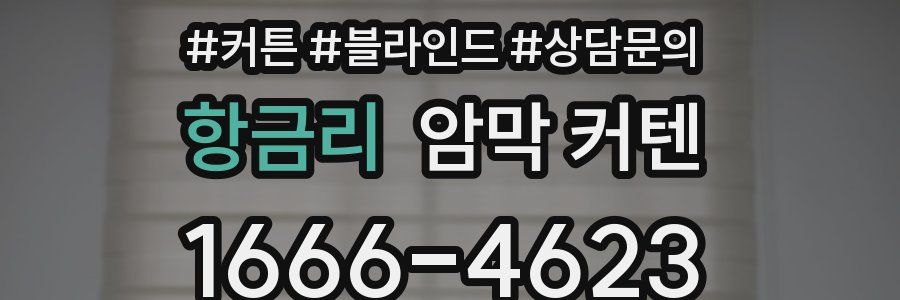 항금리 암막 커텐