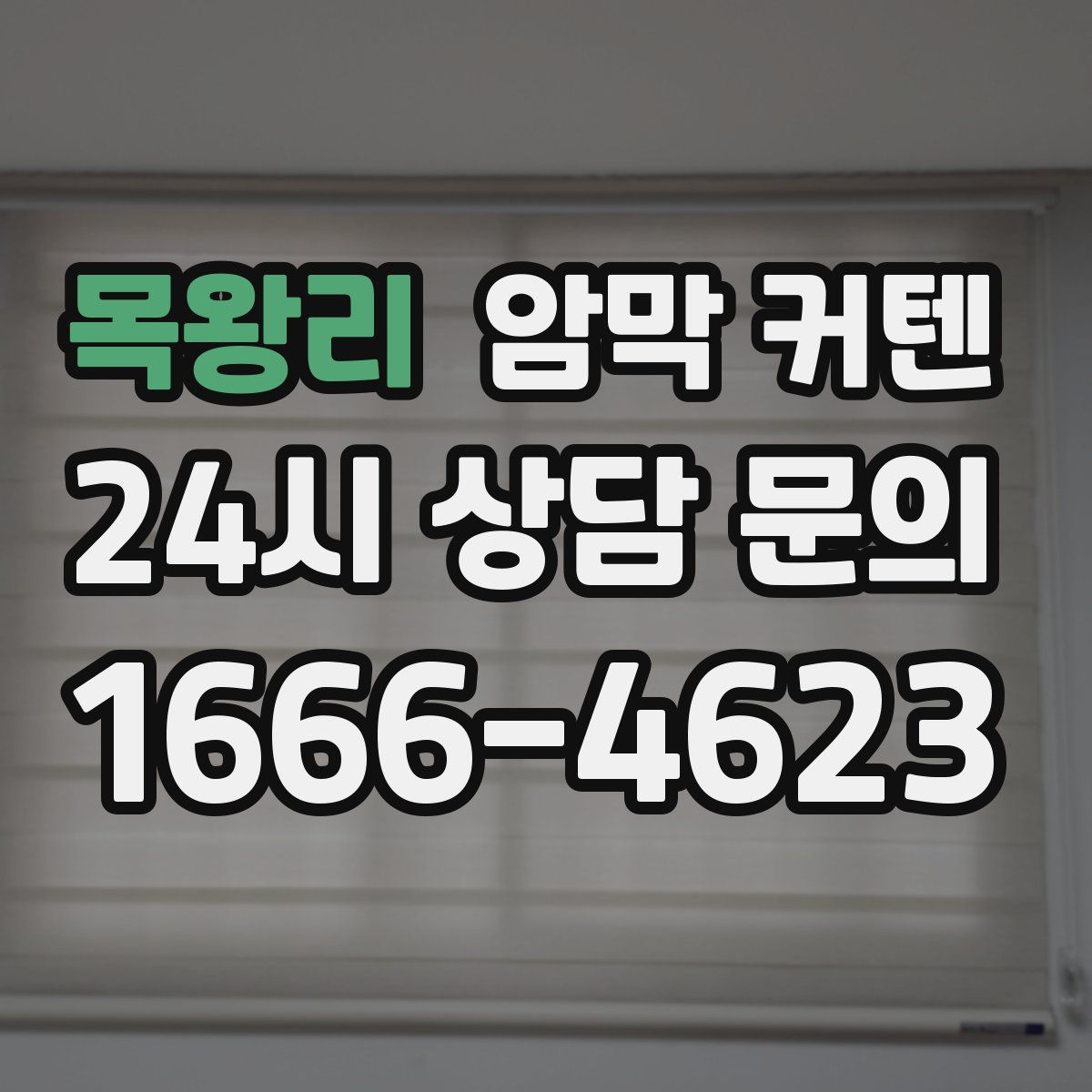 목왕리 암막 커텐
