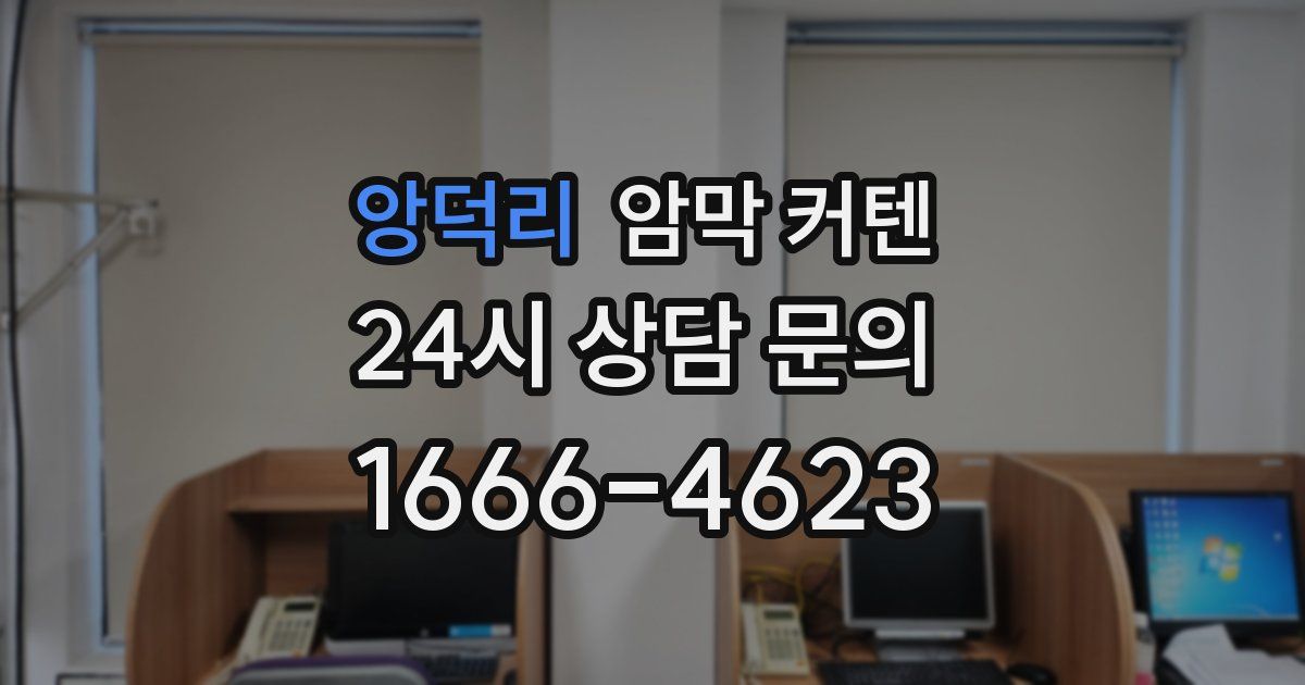 앙덕리 암막 커텐