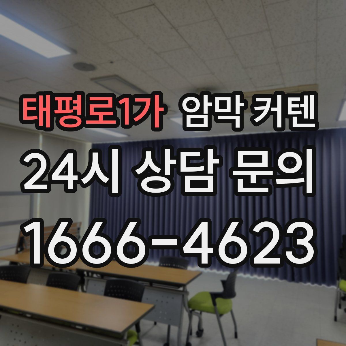 태평로1가 암막 커텐