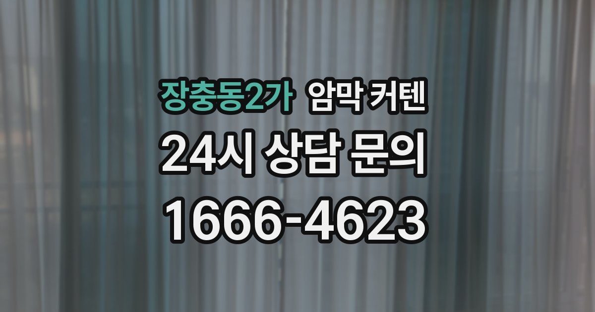 장충동2가 암막 커텐