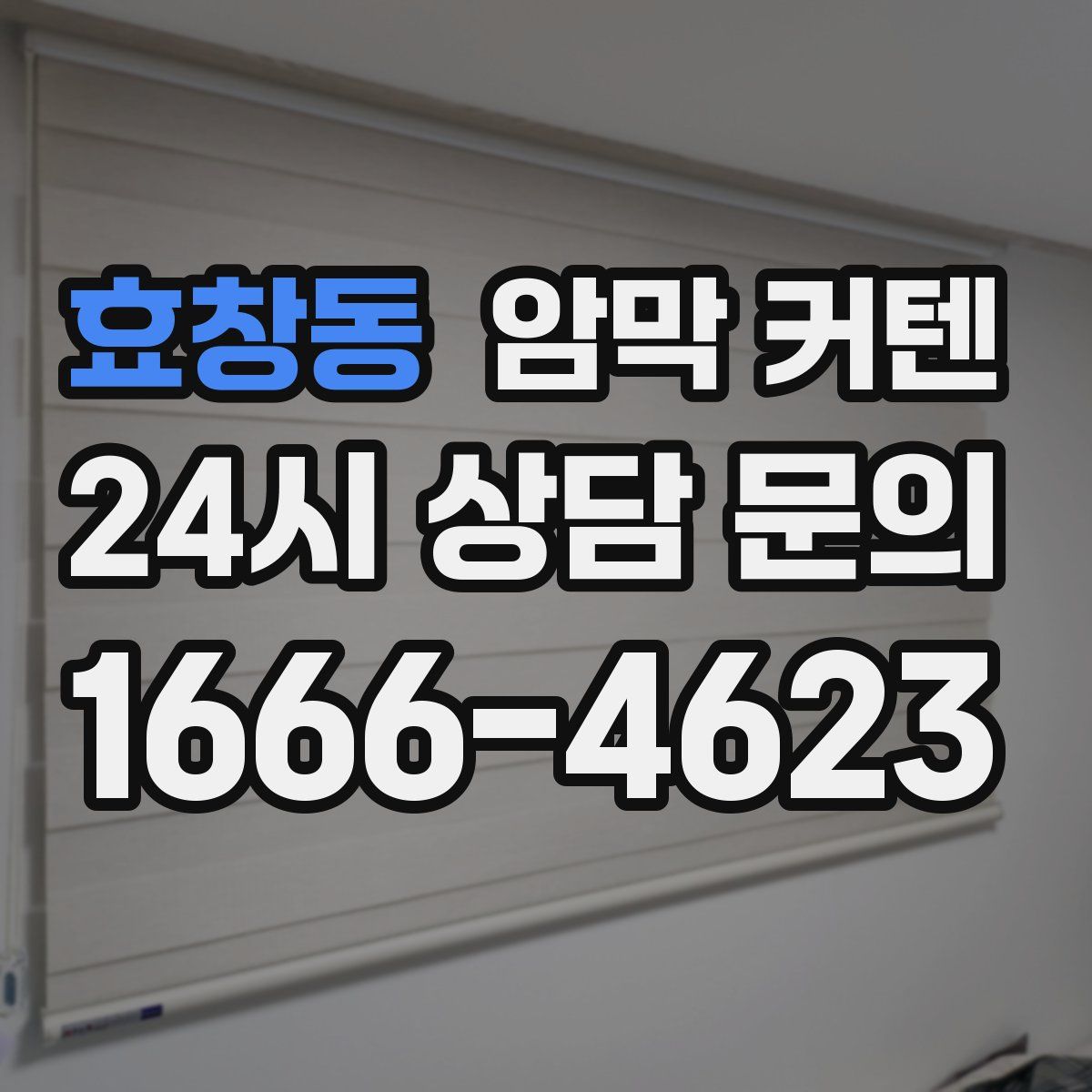 효창동 암막 커텐
