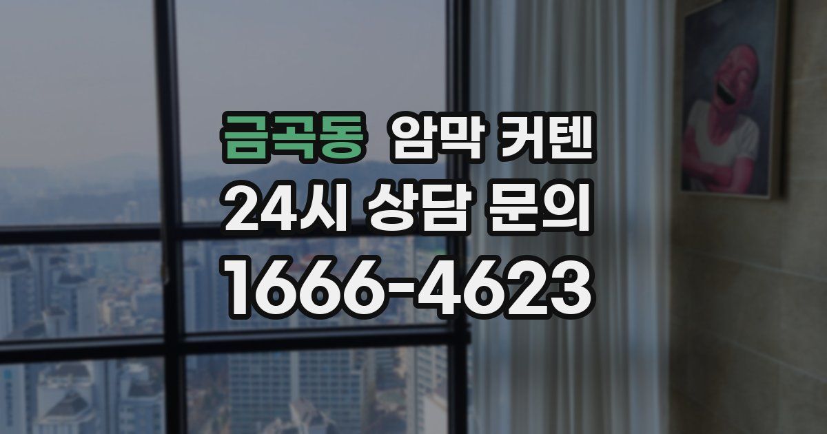 금곡동 암막 커텐