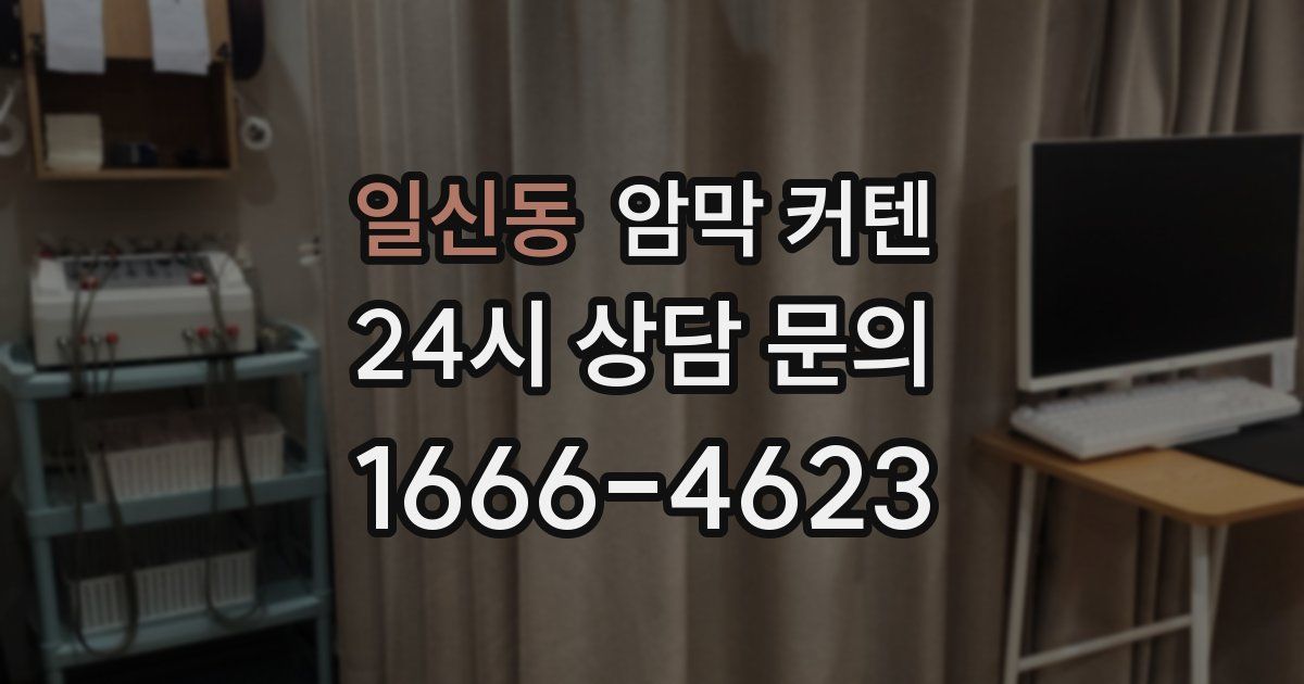 일신동 암막 커텐
