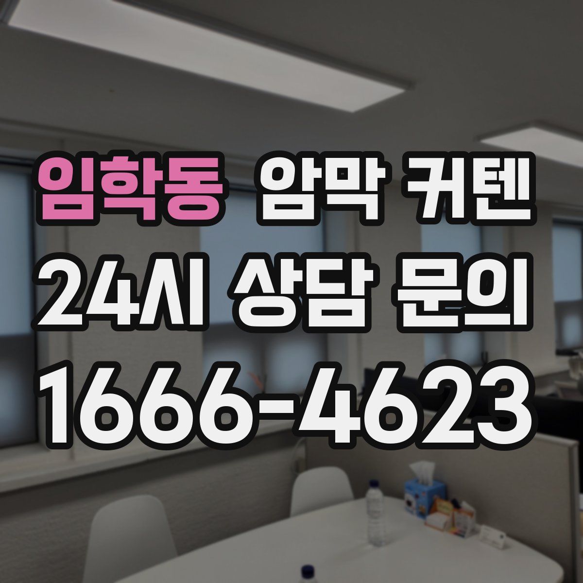 임학동 암막 커텐