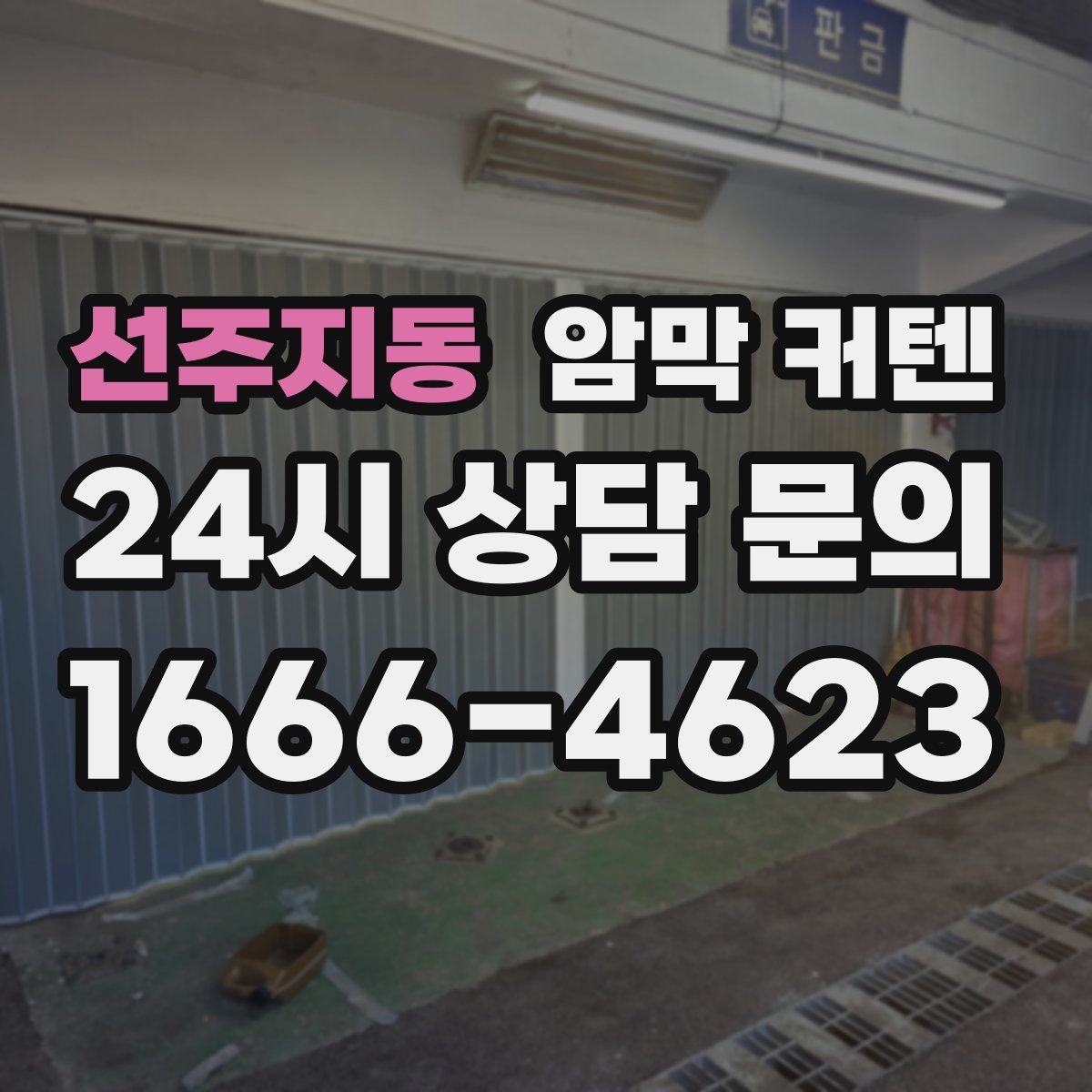 선주지동 암막 커텐