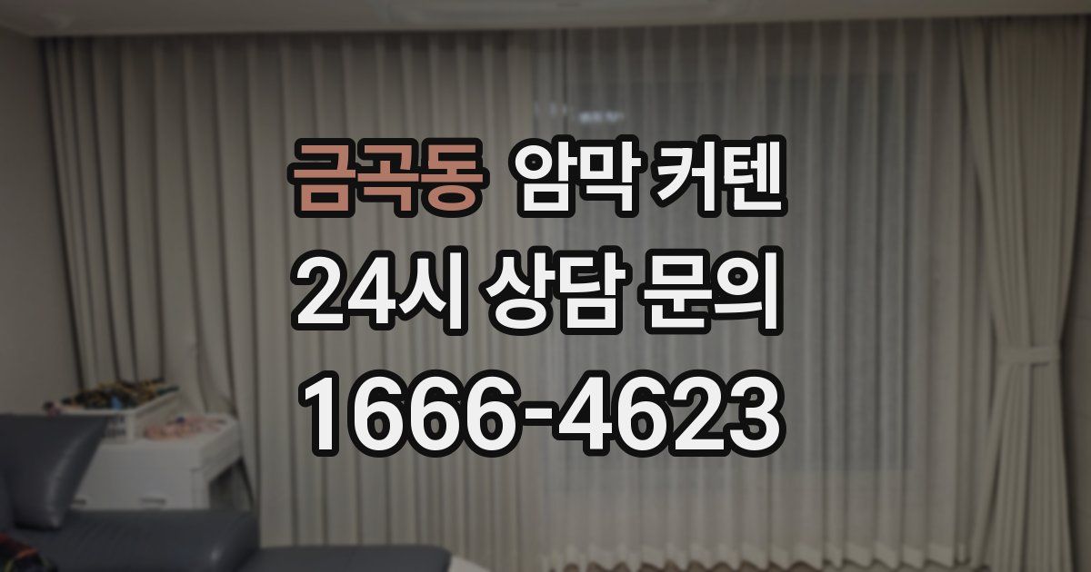 금곡동 암막 커텐