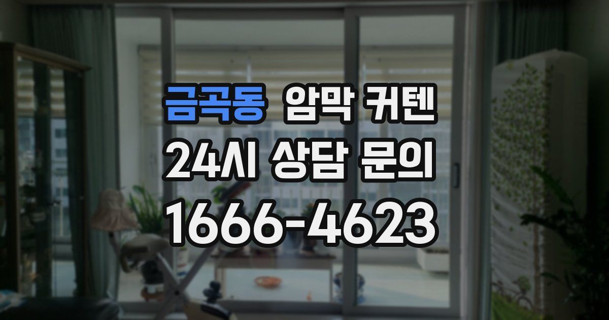 금곡동 암막 커텐